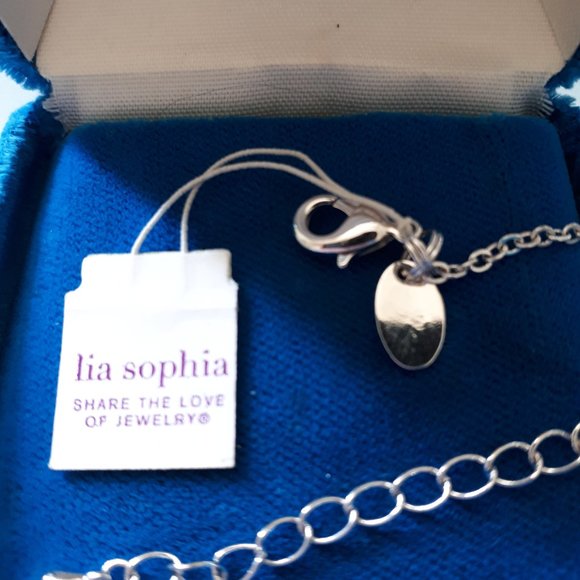 Lia Sophia Sparkling Pendant and Chain - New with Tags - Picture 3 of 3
